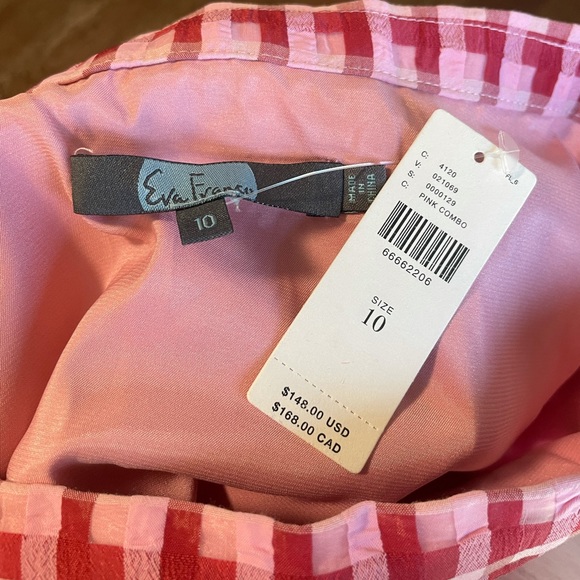 NWT Anthropologie Eva Franco Textured Plaid Skirt - Picture 8 of 10